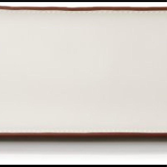 Anne Klein Madeline E/W Large Off White /Chocolate Tote - Picture 7 of 7